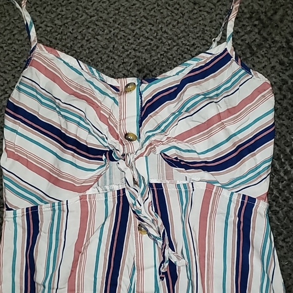 Striped midi dress - Picture 3 of 4